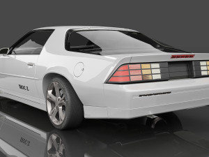 1990 Chevrolet Camaro IROC-Z Modèle 3D
