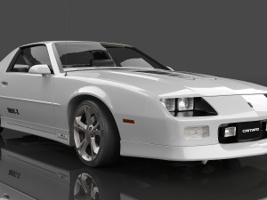 1990 Chevrolet Camaro IROC-Z Modèle 3D
