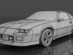 1990 Chevrolet Camaro IROC-Z 3Dモデル in クラシックカー 3DExport