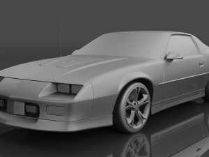 1990 Chevrolet Camaro IROC-Z Modèle 3D