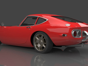 1969 Toyota 2000GT 3D 模型