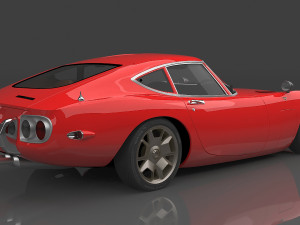 1969 Toyota 2000GT 3D 模型