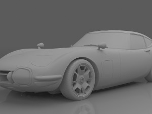 1969 Toyota 2000GT 3D 模型