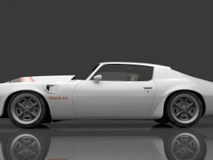 1973 Pontiac Firebird Trans Am 3D 모델