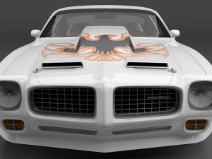1973 Pontiac Firebird Trans Am 3D 모델