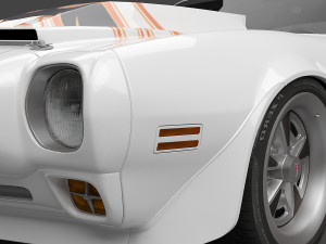 1973 Pontiac Firebird Trans Am 3D 모델