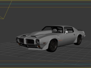1973 Pontiac Firebird Trans Am 3D 모델