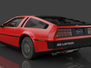 1982 DeLorean DMC Modèle 3D