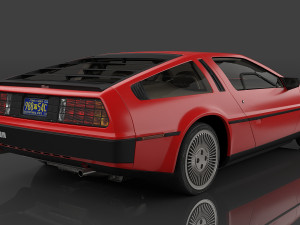 1982 DeLorean DMC Modèle 3D