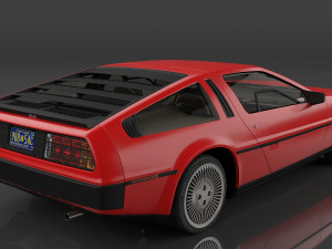 1982 DeLorean DMC Modèle 3D