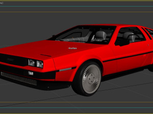 1982 DeLorean DMC Modèle 3D