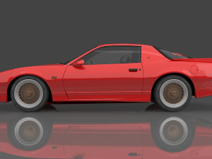1987 Pontiac Firebird Trans Am GTA 3D 模型
