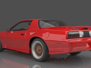 1987 Pontiac Firebird Trans Am GTA 3D 模型
