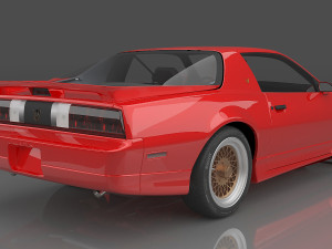 1987 Pontiac Firebird Trans Am GTA 3D 模型