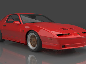 1987 Pontiac Firebird Trans Am GTA 3D 模型