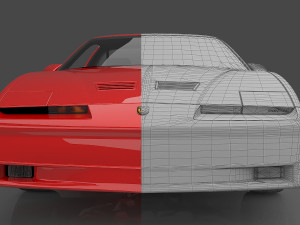 1987 Pontiac Firebird Trans Am GTA 3D 模型