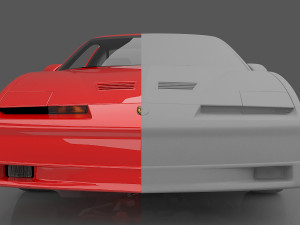 1987 Pontiac Firebird Trans Am GTA 3D 模型