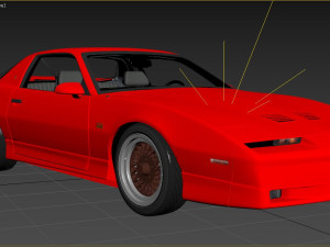 1987 Pontiac Firebird Trans Am GTA 3D 模型