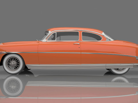 1952 Hudson Hornet 3D Модель