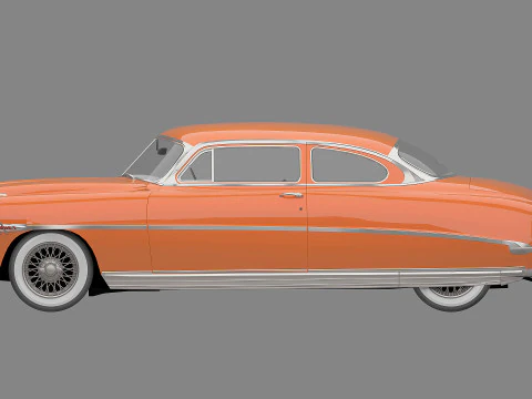 1952 Hudson Hornet 3D Model