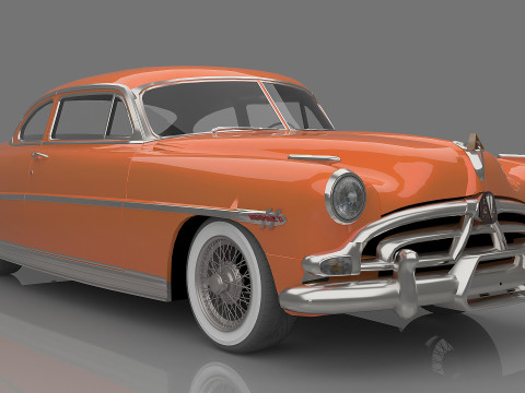 1952 Hudson Hornet 3D Модель