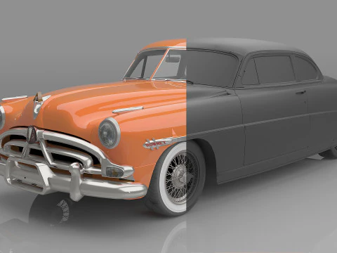 1952 Hudson Hornet 3D Model