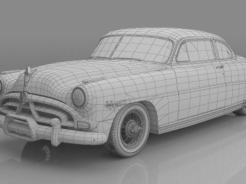 1952 Hudson Hornet 3D Модель