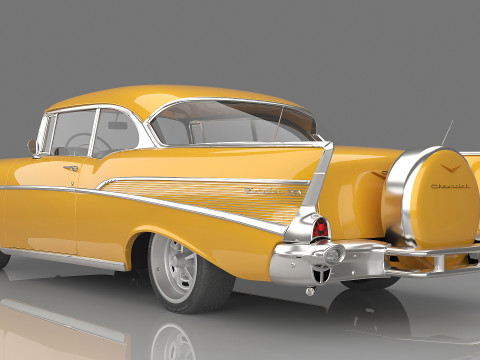1957 Chevrolet Bel Air 3D-Modell