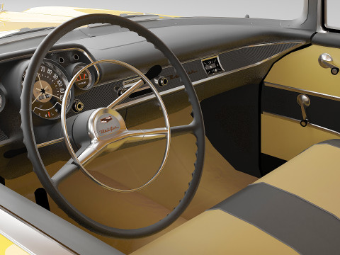 1957 Chevrolet Bel Air 3D-Modell