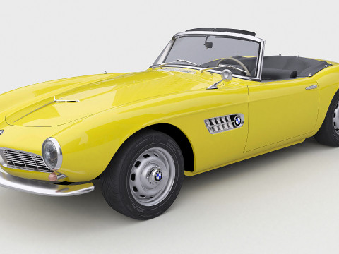 1959 Sport Car Modello 3D