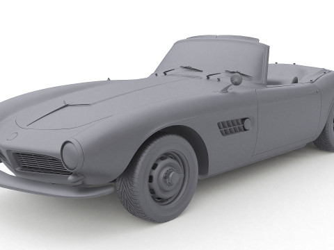 1959 Sport Car Modèle 3D