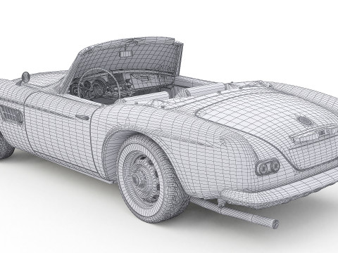 1959 Sport Car Modèle 3D