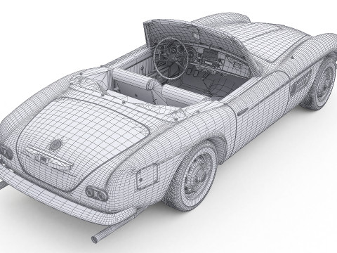 1959 Sport Car Modèle 3D