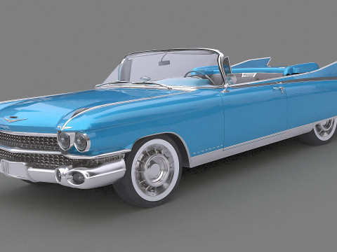 1959 Cadillac Eldorado Biarritz Convertible Modelo 3D