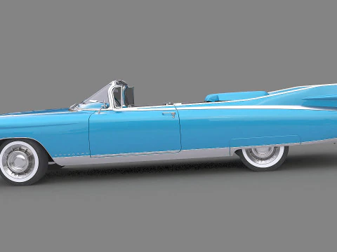 1959 Cadillac Eldorado Biarritz Convertible 3D Model