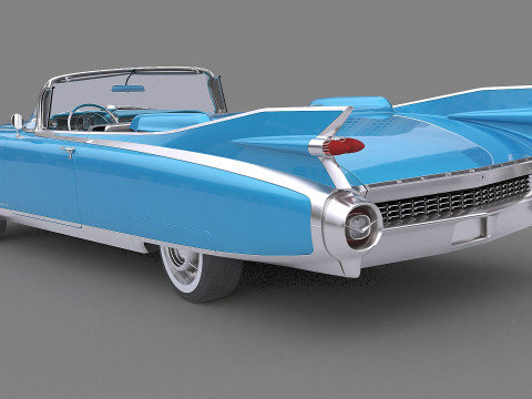 1959 Cadillac Eldorado Biarritz Convertible Modelo 3D
