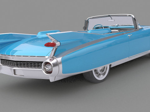 1959 Cadillac Eldorado Biarritz Convertible Modelo 3D
