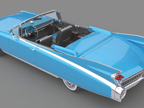 1959 Cadillac Eldorado Biarritz Convertible Modelo 3D