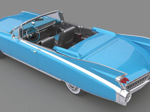 1959 Cadillac Eldorado Biarritz Convertible 3D Model