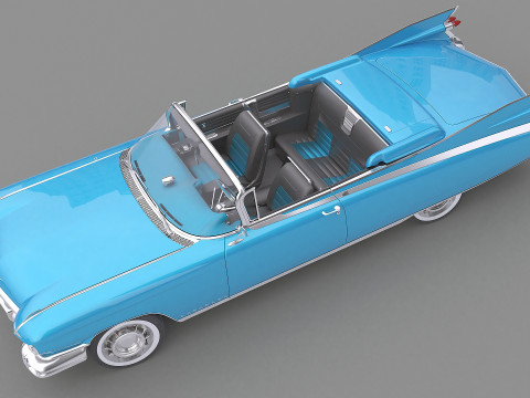 1959 Cadillac Eldorado Biarritz Convertible Modelo 3D