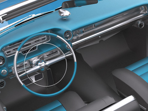 1959 Cadillac Eldorado Biarritz Convertible Modelo 3D