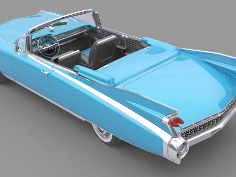 1959 Cadillac Eldorado Biarritz Convertible Modelo 3D