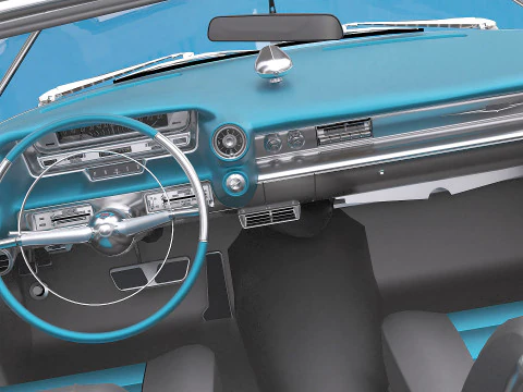 1959 Cadillac Eldorado Biarritz Convertible 3D Model