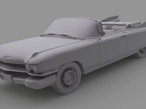 1959 Cadillac Eldorado Biarritz Convertible 3D Model