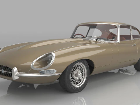 1961 年捷豹 E 型 S1 3D 模型