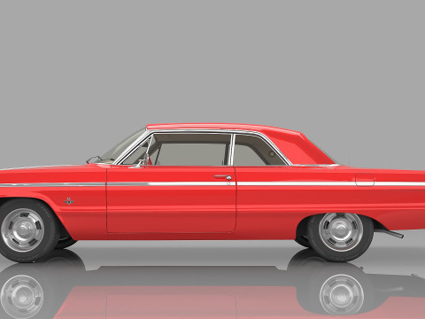 1964 Chevrolet Impala SS 409 3D मॉडल