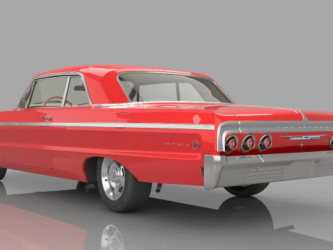 1964 Chevrolet Impala SS 409 3D Model