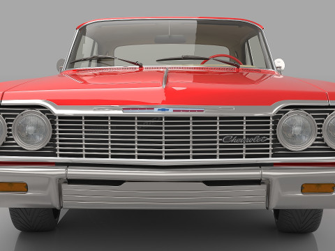 1964 Chevrolet Impala SS 409 3D मॉडल