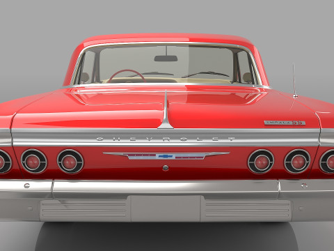 1964 Chevrolet Impala SS 409 3D मॉडल