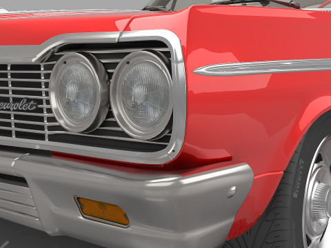 1964 Chevrolet Impala SS 409 3D मॉडल